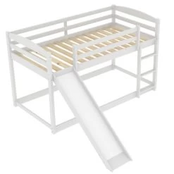 Twin Over Twin Bunk Bed With Convertible Slide And Ladder - ModernLuxe -Professional Childrens Furniture Store GUEST a83aa0d6 fb0a 4b59 89ad 58b48458f60e