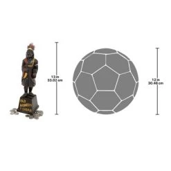 Design Toscano Cigar Store Indian Foundry Iron Folk Art Bank