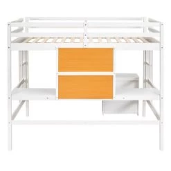 Wooden Loft Bed With Desk, Writing Board And 2 Drawers Cabinet - ModernLuxe -Professional Childrens Furniture Store GUEST ab7790c0 6819 4c9c ae41 2c0af7a9d1e2