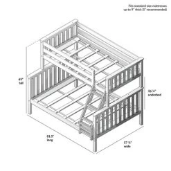 Max & Lily Twin Over Full Bunk Bed -Professional Childrens Furniture Store GUEST ac7b58a4 80aa 4e85 a31c 0eef8f7c1c4e
