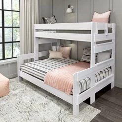 Max & Lily Farmhouse Twin XL Over Queen Bunk Bed