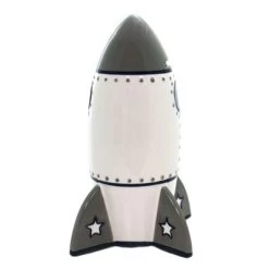 Bank Roger Rocket Bank - One Bank 9 Inches - Space - 3577Gb - Ceramic - Off-White
