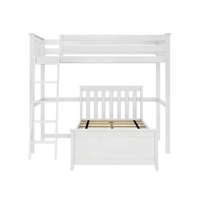 Max & Lily L-Shaped Twin Over Twin Bunk Bed 2 Max & Lily L-Shaped Twin Over Twin Bunk Bed - Image 2