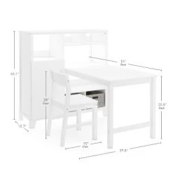 Martha Stewart Living And Learning Kids' Media System With Desk Extension -Professional Childrens Furniture Store GUEST af6a8084 ccdd 4f29 80dd 35fc1bd5c542