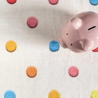 NuLOOM Ilse Colorful Dots Machine Washable Kids Area Rug 5 NuLOOM Ilse Colorful Dots Machine Washable Kids Area Rug - Image 5