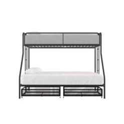 Twin Over Full Jeremy Bunk Bed With Storage Drawers Black - Room & Joy -Professional Childrens Furniture Store GUEST b2ebd7ee 3d8a 4db3 9f38 18a6f276a81a