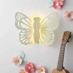 Butterfly Wood Lit Kids' Wall Decor Cream - Pillowfort™ -Professional Childrens Furniture Store GUEST b3cbb6e1 bc0c 4879 995b 9742aeb143db