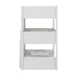 Twin Capri Wood Triple Bunk Bed White - Hillsdale Furniture 15 Twin Capri Wood Triple Bunk Bed White - Hillsdale Furniture -Professional Childrens Furniture Store GUEST b3d9c45d 10e3 41b8 beba 5d788f9b66d5