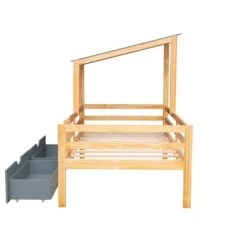 Twin Size House Low Loft Bed With Two Storage Drawers - ModernLuxe -Professional Childrens Furniture Store GUEST b4c102f9 30ca 4816 8728 9a36026e97c4