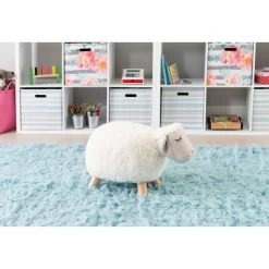 Hillier No Storage Stool White - Powell -Professional Childrens Furniture Store GUEST b5fd11d2 889d 4e92 a30e f2f79b6b8154