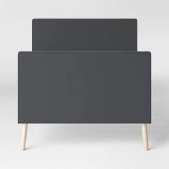 Twin Modern Kids' Bed Dark Gray - Pillowfort™