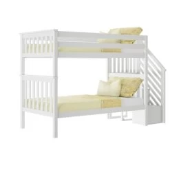 Max & Lily Twin Over Twin Staircase Bunk Bed -Professional Childrens Furniture Store GUEST b6ed9235 3606 45df a9d3 8b67c53cf35f