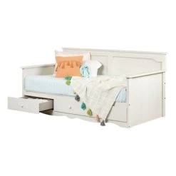 Twin Summer Breeze Daybed With Storage White Wash - South Shore -Professional Childrens Furniture Store GUEST b734ac00 cfb2 49ba 92c0 2e407f018a74