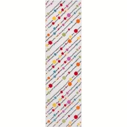Well Woven Modern Dandy Dots Stripes Bright Kids Room Carpet Soft Durable White Area Rug -Professional Childrens Furniture Store GUEST b9c71331 7501 4611 8599 51d18f97f26e