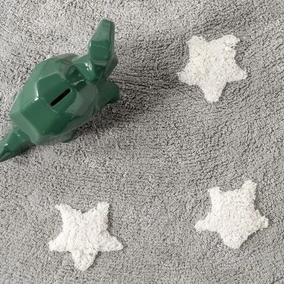NuLOOm Raised Stars Kids Machine Washable Area Rug 5 NuLOOm Raised Stars Kids Machine Washable Area Rug - Image 5