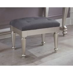 Coralayne Stool Silver - Signature Design By Ashley