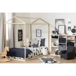 Sweedi House Bed - Natural Poplar - South Shore -Professional Childrens Furniture Store GUEST bcb28aaa 82ee 4d57 a927 2c89459485c3