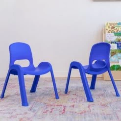 ECR4Kids SitRight Plastic Children’s Chair, Indoors And Outdoors, 11in Seat Height, 4-Pack -Professional Childrens Furniture Store GUEST bcb8f9bc 4524 4afa 973d 96dcd5a1bc77