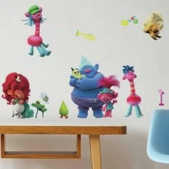 Roommates Trolls World Tour Peel And Stick Wall Decal