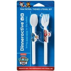 PAW Patrol 2pc Plastic Utensil Set - Dinneractive