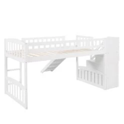 Twin Size Loft Bed With Two Drawers And Slides - ModernLuxe 14 Twin Size Loft Bed With Two Drawers And Slides - ModernLuxe -Professional Childrens Furniture Store GUEST bf3c1134 8cb1 40e7 bb8a 6025c09891d7