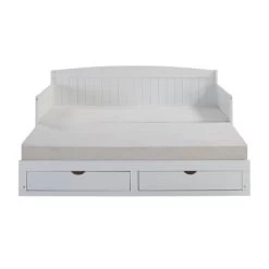 King Harmony Daybed With Conversion White - Alaterre Furniture -Professional Childrens Furniture Store GUEST bf611da8 fab7 4ae6 a3ca 611f640f3e7c