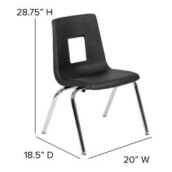 Flash Furniture Advantage 4-pack Student Stack School Chair - 16-inch -Professional Childrens Furniture Store GUEST c07307a0 a4d5 4461 8022 06efbc9aabca