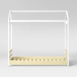 Twin House Kids' Bed White - Pillowfort™