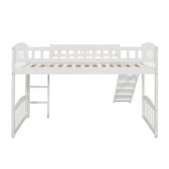 Twin Size Loft Bed With Slide And Ladder - ModernLuxe -Professional Childrens Furniture Store GUEST c2f7ae92 48b2 4969 89f9 7da4ef6b33a2