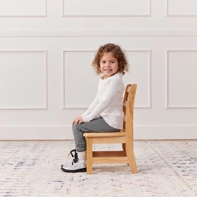 ECR4Kids Three Rung Ladderback Chair, Classroom Seating, Natural, 2-Pack 3 ECR4Kids Three Rung Ladderback Chair, Classroom Seating, Natural, 2-Pack - Image 3