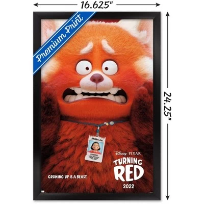 Trends International Disney Pixar Turning Red - Teaser One Sheet Framed Wall Poster Prints 2 Trends International Disney Pixar Turning Red - Teaser One Sheet Framed Wall Poster Prints - Image 2