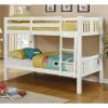 Twin Over Twin Kids' Clare Bunk Bed White - IoHOMES