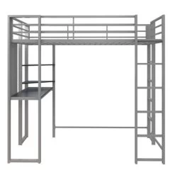 Twin Adele Loft Bed With Desk Silver - Room & Joy -Professional Childrens Furniture Store GUEST c8e856c7 ec30 4b23 af8a fb207b083c23