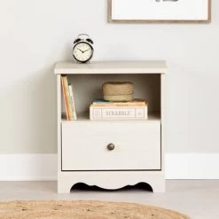 Lyara 1 Drawer Nightstand White Wash - South Shore -Professional Childrens Furniture Store GUEST c8f7deac 05eb 45c3 bc18 66a7d931ee1a