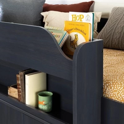 Twin Asten Loft Bed With Desk Blueberry - South Shore 5 Twin Asten Loft Bed With Desk Blueberry - South Shore - Image 5