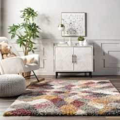 Dabney Abstract Kids Shag Area Rug -Professional Childrens Furniture Store GUEST cdb13327 f4b8 4a44 8f4e b5ed861b8fd4