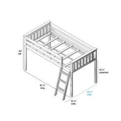 Max & Lily Twin Low Loft Bed -Professional Childrens Furniture Store GUEST ce729d07 24f4 428c b97f 4b7932b3bcad
