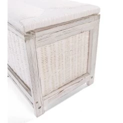 Badger Basket Kid's Storage Bench With Woven Top And Baskets White -Professional Childrens Furniture Store GUEST cf60af9f 573b 4074 9aac 636ddc964eb5