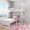 Max & Lily L-Shaped Twin Over Twin Bunk Bed