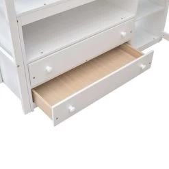 Full Size Loft Bed With Desk, Shelf And Two Built-in Drawers - ModernLuxe -Professional Childrens Furniture Store GUEST d056e409 9b58 4c9e a498 360370f53ae4