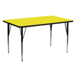 Emma And Oliver 24x60 Rectangle HP Laminate Adjustable Activity Table -Professional Childrens Furniture Store GUEST d5bc2ab9 0eea 485e 8138 b510a8953285