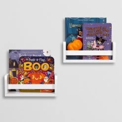 2pk Kids' 10" Floating Wall Mount Bookshelf Set White - RiverRidge Home 20 2pk Kids' 10" Floating Wall Mount Bookshelf Set White - RiverRidge Home -Professional Childrens Furniture Store GUEST d62d43a0 7f58 465f b8d5 e8baf84e8b4a