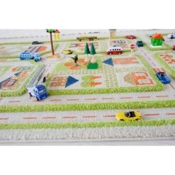 52.5"x71" Traffic Green 3D Play Rug - IVI -Professional Childrens Furniture Store GUEST d6f19610 96fa 4e30 94f9 1235a5360964