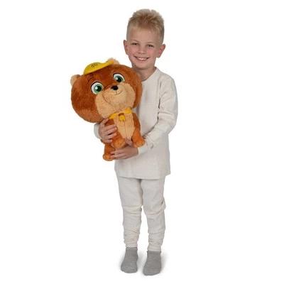 PAW Patrol Movie Junior Patroller MINI Pillow Buddy Yellow 2 PAW Patrol Movie Junior Patroller MINI Pillow Buddy Yellow - Image 2