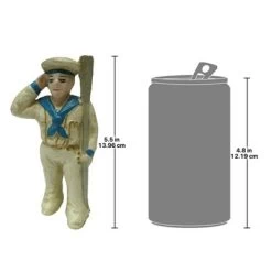 Design Toscano Saluting Sailor Still Action Die-Cast Iron Coin Bank