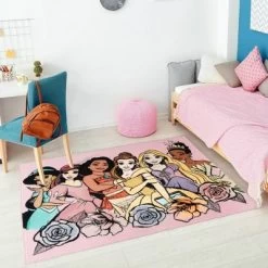 Disney Princess 40" X 54" Princess Elevated Rug -Professional Childrens Furniture Store GUEST d94873cc 589a 46c5 8dfc 6e121ae4b156
