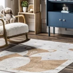 NuLOOM Talia Bashful Fox Kids Machine Washable Area Rug -Professional Childrens Furniture Store GUEST dc9b52ae c137 4af4 9f70 5ef0cc44ff88