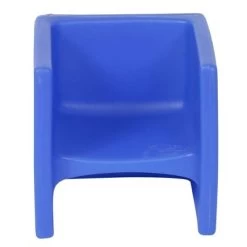 Children's Factory CF910-009 Flexible Seating Toddler Kids Cube Chair Classroom Furniture For Daycare, Playroom, And Homeschool, Blue