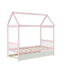 Twin Size House Shaped Platform Bed With Trundle - ModernLuxe -Professional Childrens Furniture Store GUEST de4d0dfc c568 4c5e 89b8 3f71be7d4e31