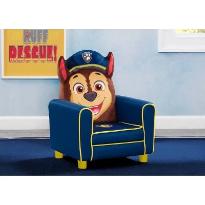 PAW Patrol Chase Figural Upholstered Kids' Chair - Delta Children 1 PAW Patrol Chase Figural Upholstered Kids' Chair - Delta Children